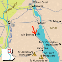 Location of these two monasteries in the Red Sea Provance.  Source - aetravelstories.blogs 